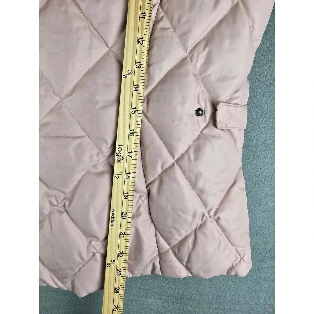 Eddie Bauer Vest Women Medium Pink Goose Down Quilted Puffer Gorpcore Outdoor